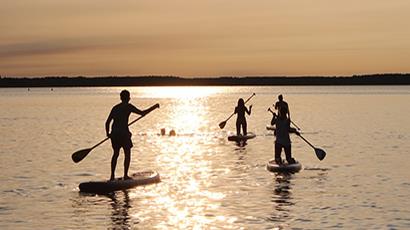 Neu auf dem Bleibtreusee - Stand-Up-Paddling